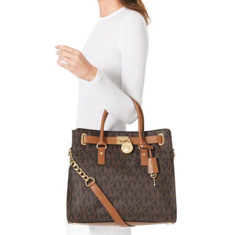 Michael Kors Hamilton Bag with Gold Hardware